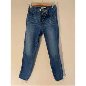 Madewell Roadtripper Skinny Jeans size 27P